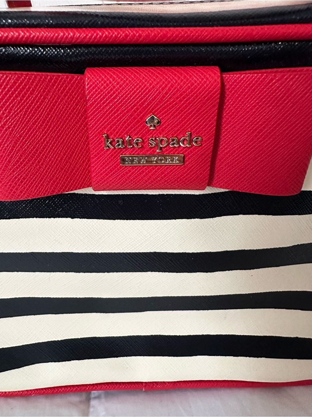 Kate Spade Striped Cosmetic Case - Picture 3 of 11